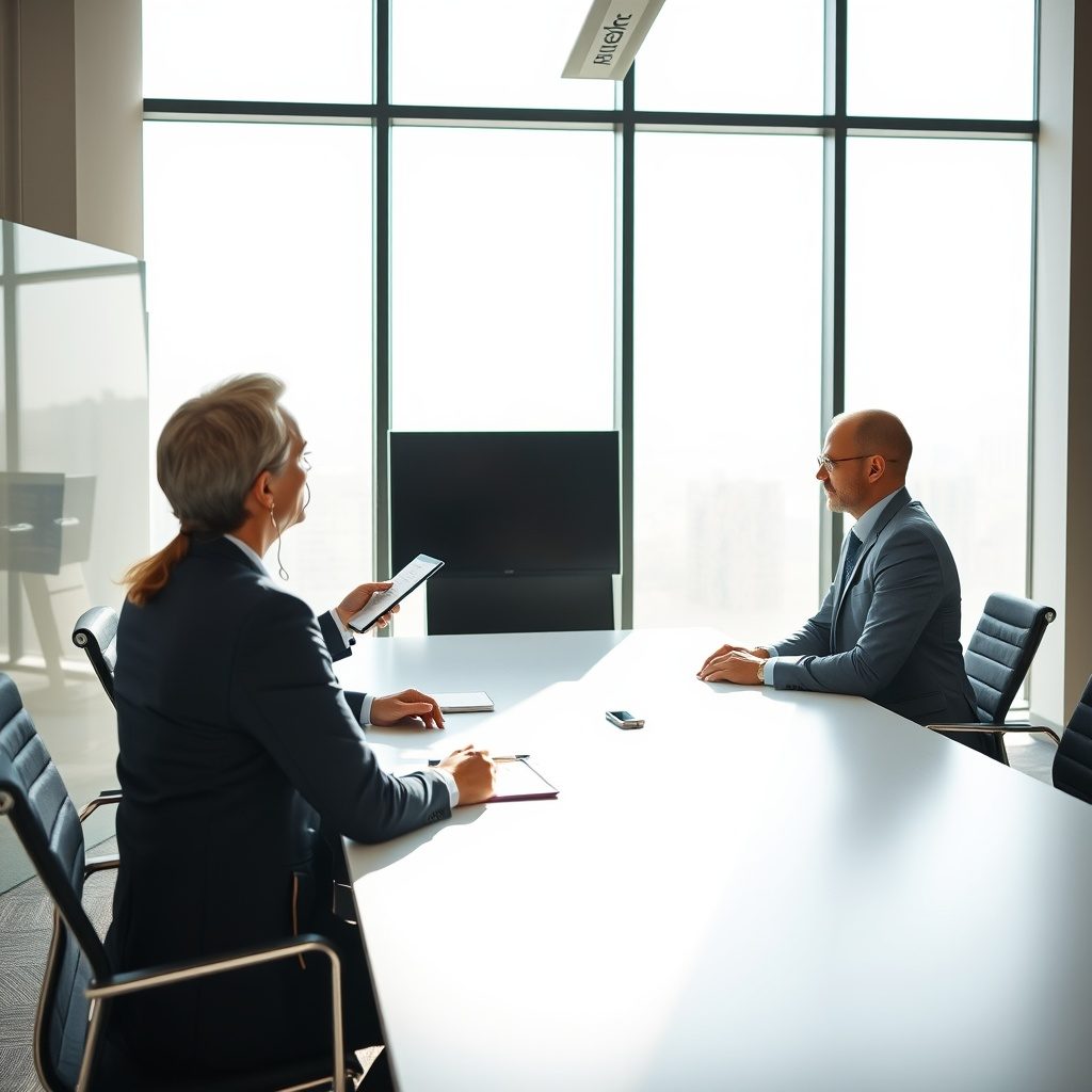 Executive coaching session